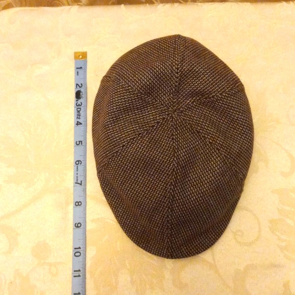 U.S. POLO ASSN. Brown and Cream, Tan, Tweed Newsboy Hat | Gatsby Hat | Golf Hat - Picture 16 of 16